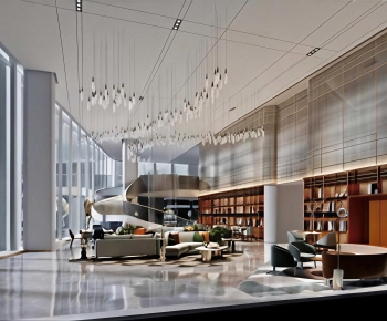 Modern Office Reception Desk-ID:272860058
