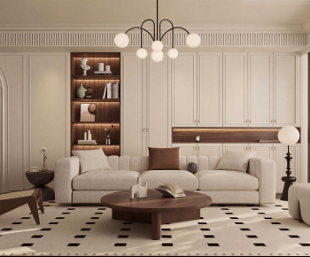 French Style A Living Room-ID:694626092