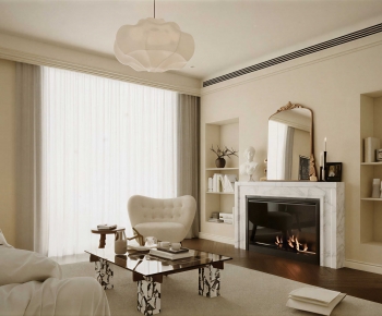 Modern A Living Room-ID:593384988