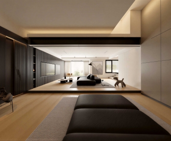 Modern A Living Room-ID:760380986