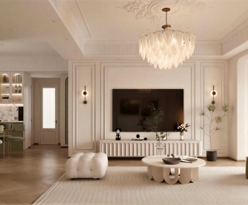 Modern A Living Room-ID:682168015