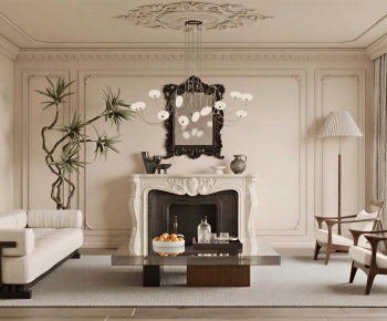 American Style A Living Room-ID:746432072