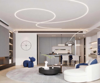 Modern A Living Room-ID:372459999