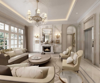 European Style A Living Room-ID:542408944