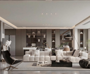 Modern A Living Room-ID:507177114