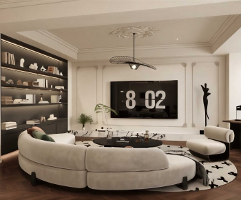 Modern A Living Room-ID:692904006