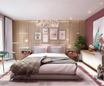 Nordic Style Bedroom-ID:683407077