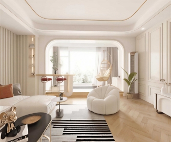 Modern A Living Room-ID:676402094