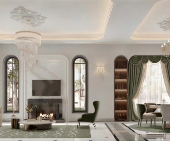 European Style A Living Room-ID:304338935