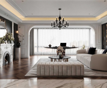Modern A Living Room-ID:430429041