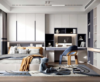 Modern Boy's Room And Son's Room-ID:632963907