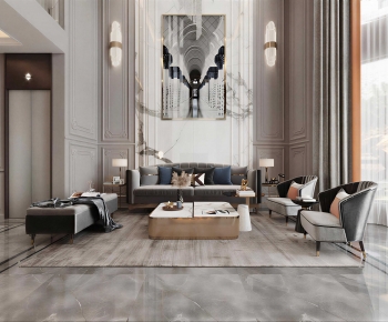 Modern A Living Room-ID:564371117