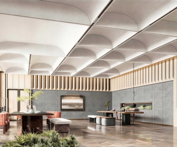 Modern Office Reception Desk-ID:414670943