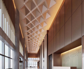 Modern Office Reception Desk-ID:381859064