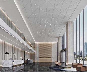 Modern Office Reception Desk-ID:972168924