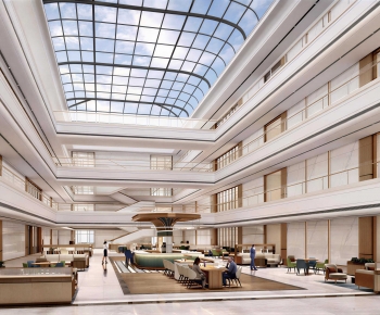 Modern Shopping Mall-ID:554564951