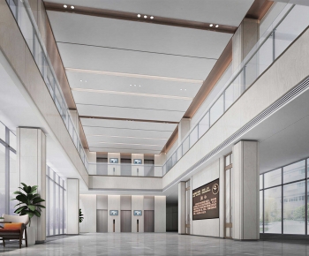 Modern Office Reception Desk-ID:203955891