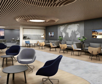 Modern Office Reception Desk-ID:338325024