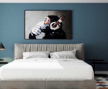 Modern Double Bed-ID:481926929