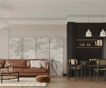 French Style A Living Room-ID:859392884