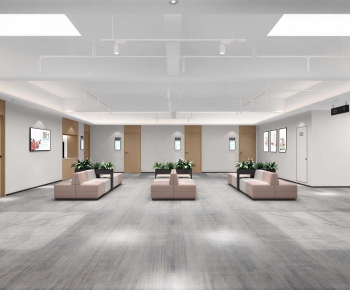 Modern Hospital Hall-ID:500252963