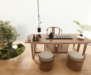 New Chinese Style Tea Tables And Chairs-ID:143553976