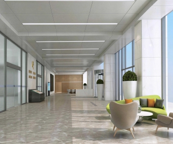 Modern Office Reception Desk-ID:951586967