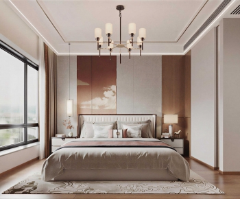 New Chinese Style Bedroom-ID:585604914