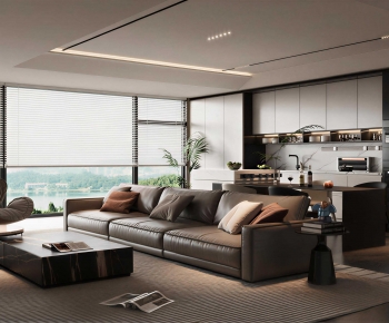 Modern A Living Room-ID:218843948