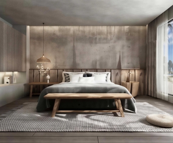 Industrial Style Bedroom-ID:501576902