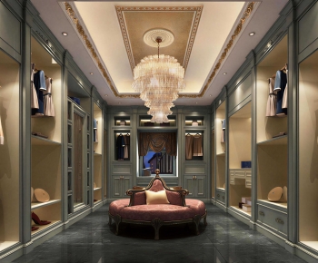 Modern Clothes Storage Area-ID:680798058
