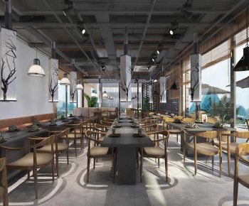 Industrial Style Restaurant-ID:590910979