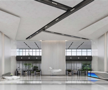 Modern Office Reception Desk-ID:314955956