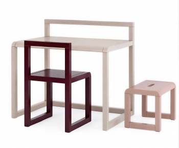 Modern Computer Desk And Chair-ID:155281074