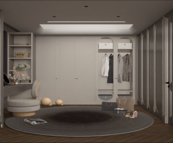 Modern Clothes Storage Area-ID:411210063