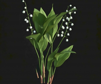 Modern Flowers And Grass-ID:442898046