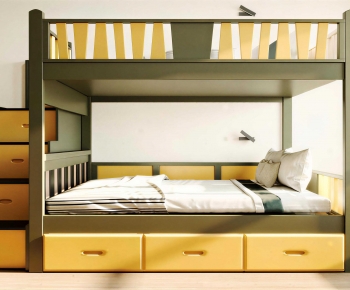 Modern Bunk Bed-ID:337596895