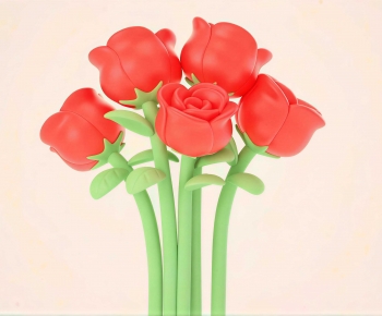 Modern Flowers And Grass-ID:953042032