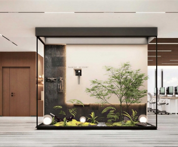Modern Plant Landscaping-ID:666528946