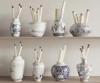 New Chinese Style Decorative Set-ID:396042119