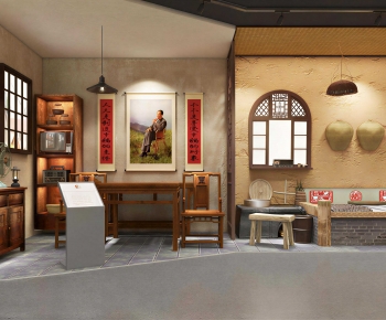 Chinese Style Exhibition Hall-ID:378885986