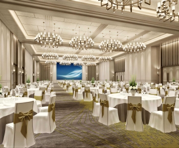 Modern Banquet Hall-ID:707701923