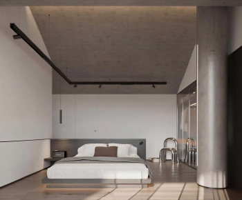 Industrial Style Bedroom-ID:858182919