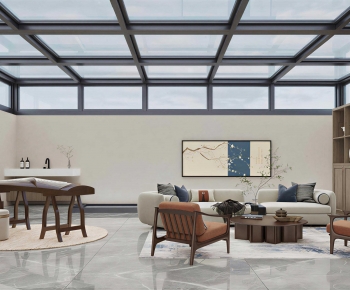New Chinese Style Glass Sun Room-ID:866872073
