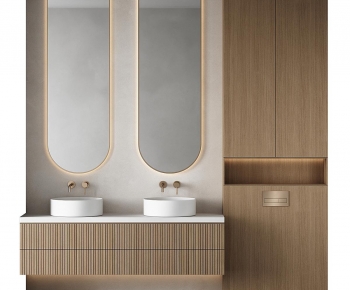 Modern Bathroom Cabinet-ID:486634975