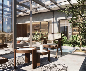 Modern Courtyard/landscape-ID:551311028