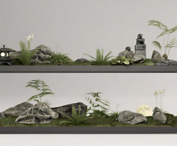 New Chinese Style Plant Landscaping-ID:831060417