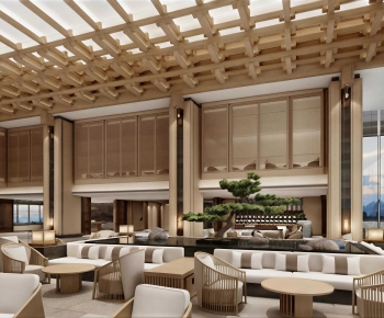 New Chinese Style Lobby Hall-ID:405654911