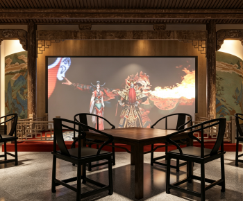 New Chinese Style Teahouse Tea House-ID:419889934