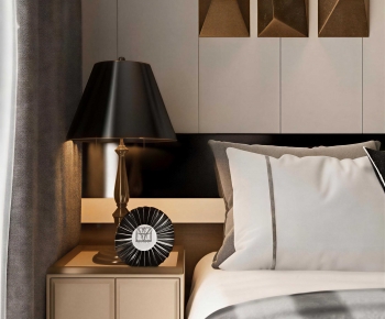 Modern Double Bed-ID:249310025